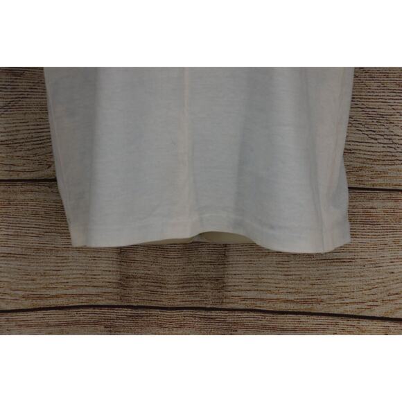 VINTAGE Peacock Papers Boston Womens Size Large Graphic Crew Neck T-Shirt Neon - Picture 6 of 8